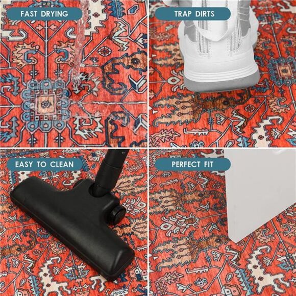 20"x31.5", Retro Entryway Rugs Front Door Mat Non Slip Welcome Doormat - Picture 6 of 6